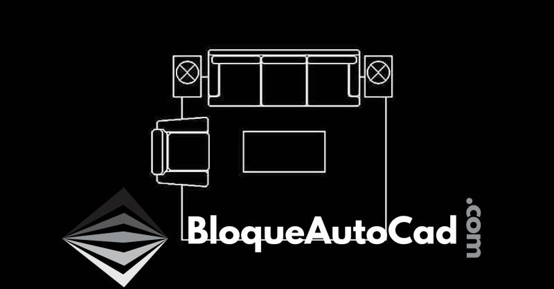 Bloques CAD Gratis para Sala de Espera en AutoCAD DWG: Sofá, Sillón y Más 1 Sala de espera en AutoCAD gratis dwg CAD blocks