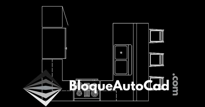 Bloques de Cocina Integral en AutoCAD: Descarga Gratuita en 2D DWG para Diseño de Cocinas en Planta 1 Bloques AutoCAD cocina integral en 2d dwg en planta gratis CAD blocks