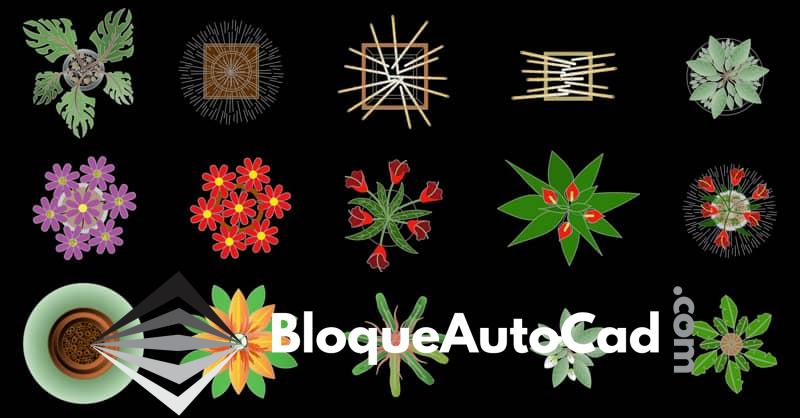 Descarga Gratis: Colección de Bloques CAD de Macetas en Planta para AutoCAD 1 Maceta dwg en AutoCAD gratis CAD block en planta