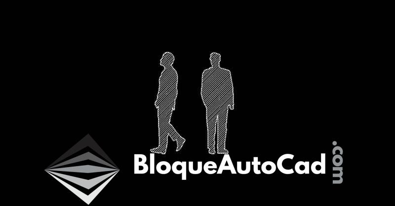 Descarga Gratis: Hombres Siluetas de Pie como Escalas Humanas en Bloques AutoCAD 1 Hombre siluetas de pie escalas humanas en AutoCAD CAD blocks