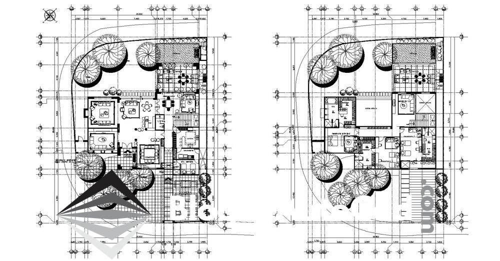 Descarga Gratis: Planos Arquitectónicos de Casa Unifamiliar de Dos Pisos en AutoCAD 1 Planos arquitectónicos casa unifamiliar dwg en AutoCAD